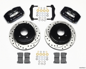 Picture of Wilwood Dynapro Radial Rear Kit 12-19in Drilled 2004-2006 Pontiac GTO