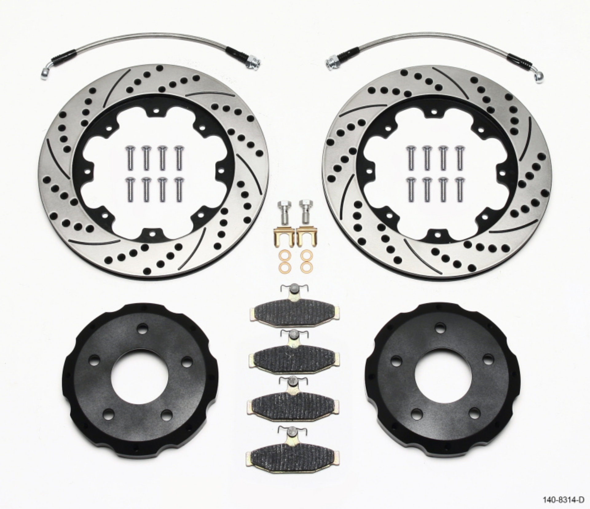 Picture of Wilwood Pro-Matrix Rear Kit Drilled 88-96 Corvette C4
