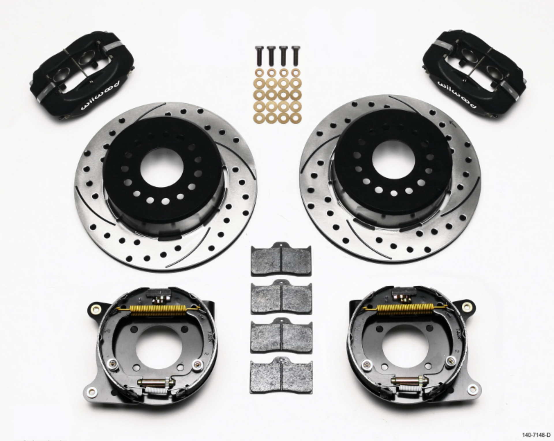 Picture of Wilwood Forged Dynalite P-S Park Brake Kit Drilled 93-97 Camaro-Firebird