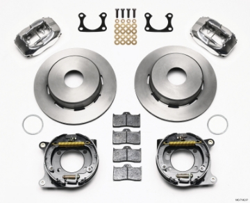 Picture of Wilwood Forged Dynalite P-S Park Brake Kit Polished Big Ford 2-36in Offset Currie Blank