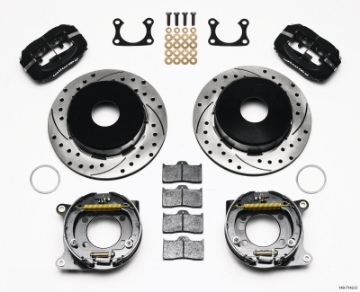 Picture of Wilwood Forged Dynalite P-S Park Brake Kit Drilled Big Ford 2-36in Offset Currie Blank