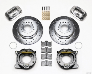 Picture of Wilwood Forged Dynalite P-S P-B Kit Drill-Zinc Polsh Chevy 12 Bolt w- C-Clips