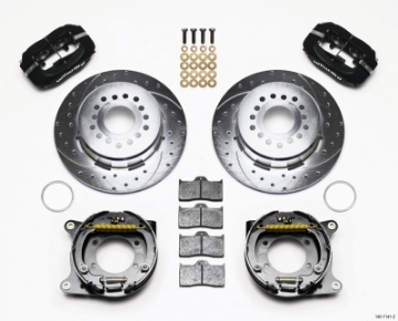 Picture of Wilwood Forged Dynalite P-S Park Brake Kit Drill-Zinc Chevy 12 Bolt w- C-Clips
