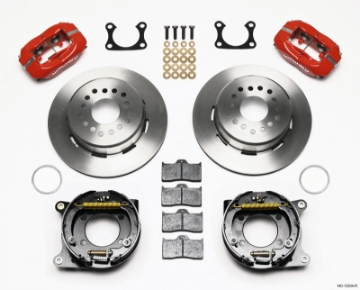 Picture of Wilwood Forged Dynalite P-S Park Brake Kit Red Big Ford 2-36in Offset