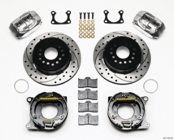 Picture of Wilwood Forged Dynalite P-S P-B Kit Drilled Polished Big Ford 2-36in Offset