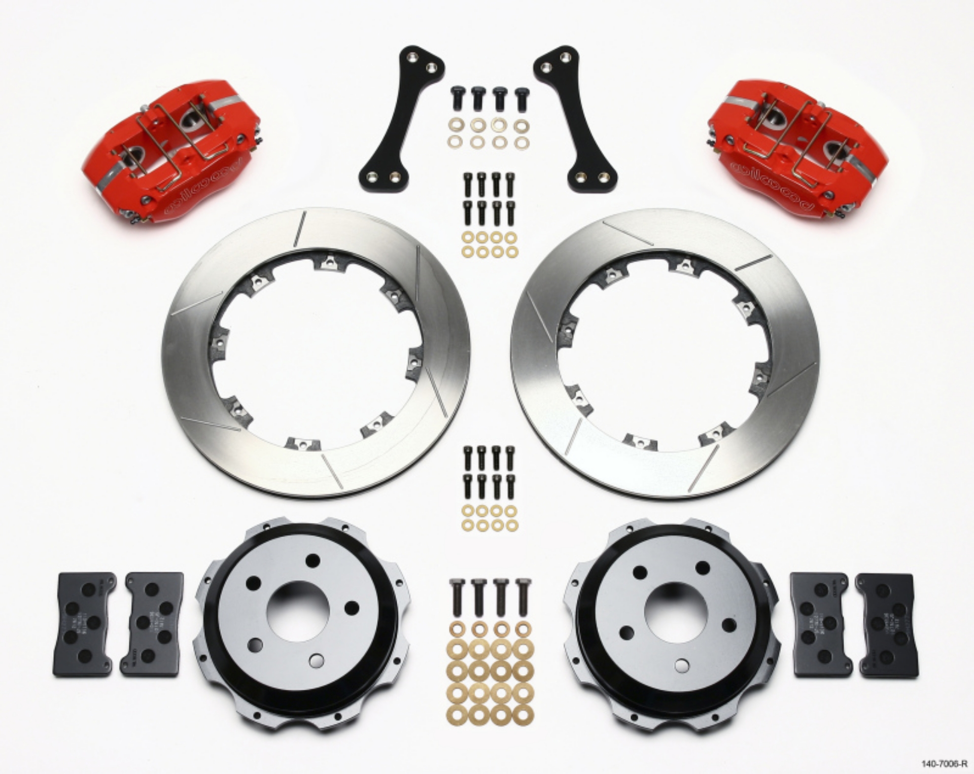 Picture of Wilwood Dynapro Rear Kit 12-19in Red Subaru Impreza WRX
