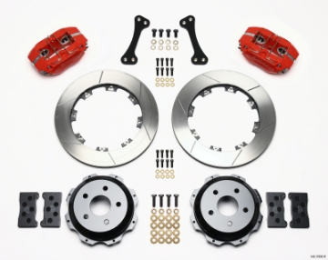 Picture of Wilwood Dynapro Rear Kit 12-19in Red Subaru Impreza WRX