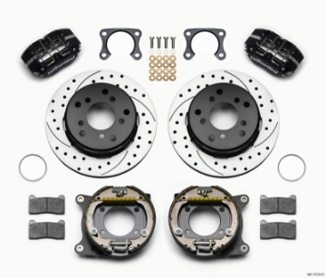 Picture of Wilwood Dynapro Lug Mount P-S Park Brake Kit Drilled Big Ford 2-00in Off Bronco 5 x 5-50