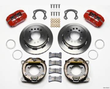 Picture of Wilwood Dynapro Low-Profile 11-00in P-Brake Kit - Red Ford 8-8 Special w-2-50in Offset-5 Lug