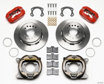 Picture of Wilwood Forged Dynalite P-S Park Brake Kit Red Ford 8-8 Special w-2-50in Offset-5 Lug