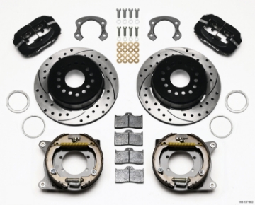 Picture of Wilwood Forged Dynalite P-S Park Brake Kit Drilled Ford 8-8 Special w-2-50in Offset-5 Lug