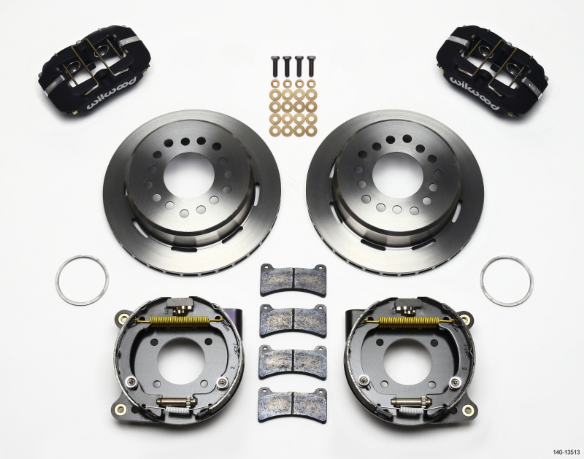 Picture of Wilwood Dynapro Low-Profile 11-00in P-Brake Kit BOP Axle 2-75in Bearing 2-75 Offset