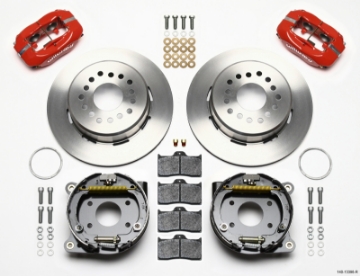Picture of Wilwood Forged Dynalite P-S Park Brake Kit-Red AMC 71-74 2-60in Offset