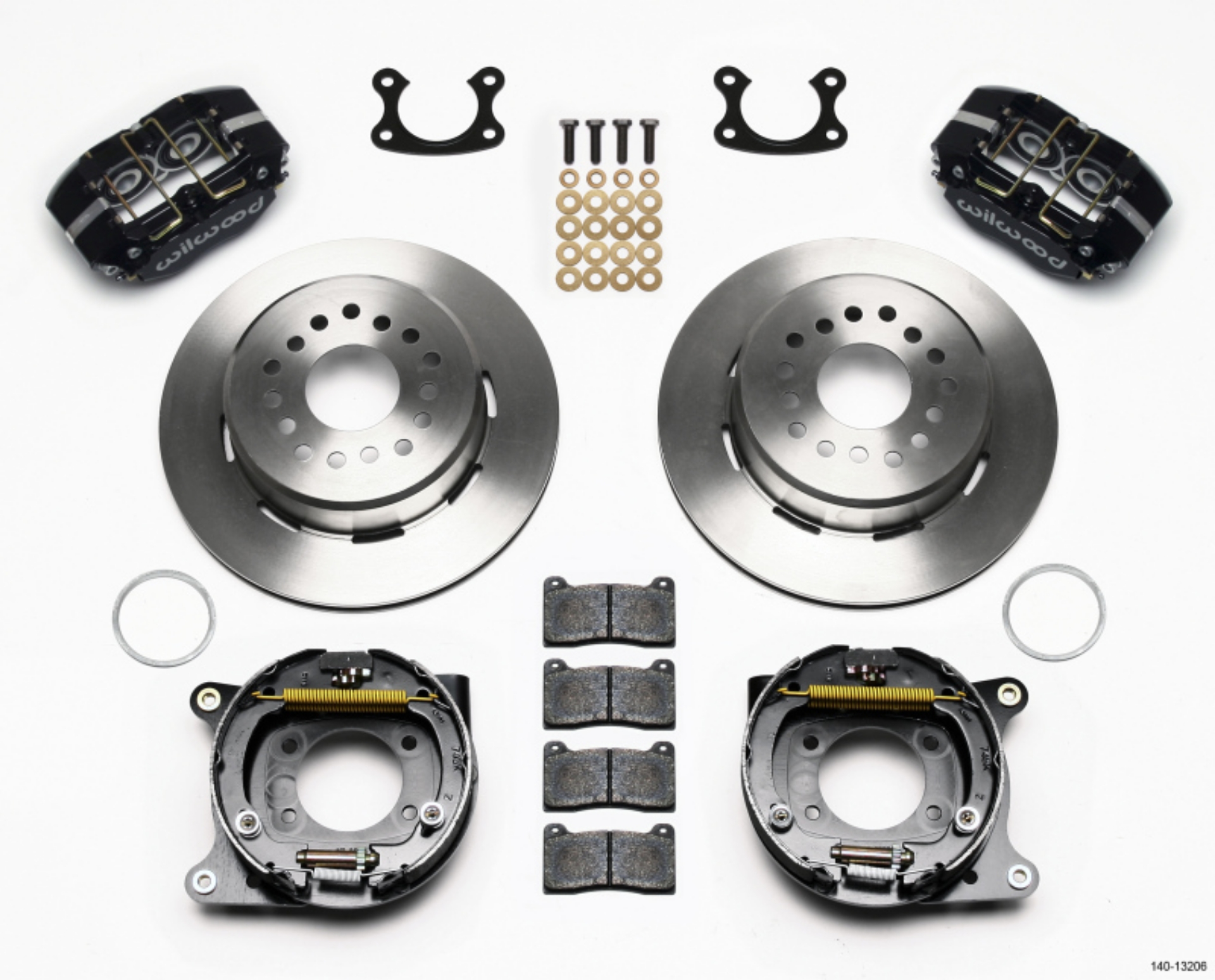 Picture of Wilwood Dynapro Dust-Boot P-S Park Brake Kit Small Ford 2-50in Offset