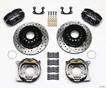 Picture of Wilwood Dynapro Dust-Boot P-S Park Brake Kit Drilled Small Ford 2-66in Offset
