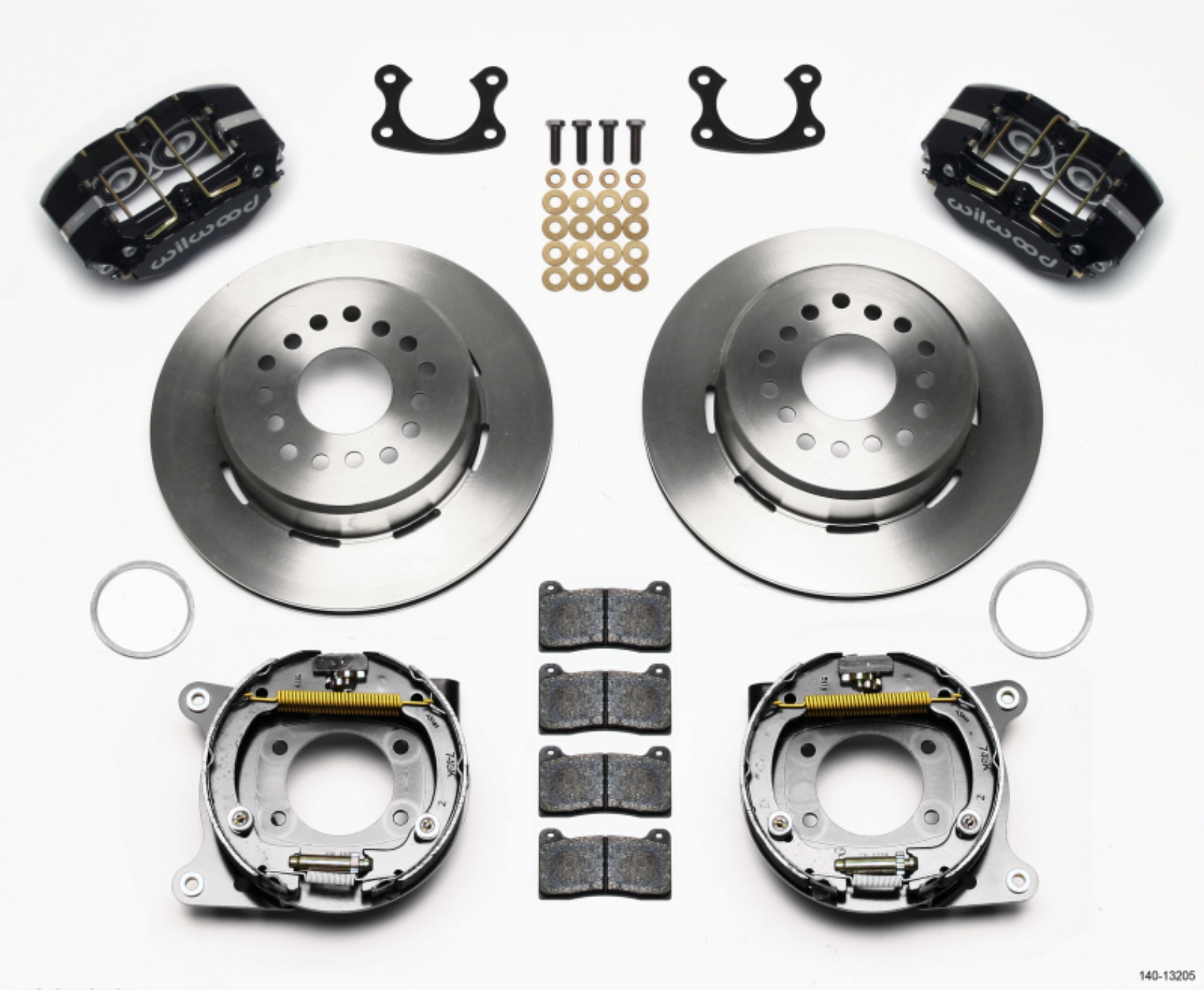 Picture of Wilwood Dynapro Dust-Boot P-S Park Brake Kit Small Ford 2-66in Offset