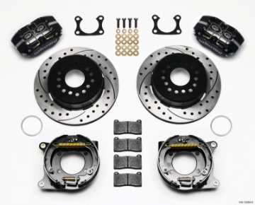 Picture of Wilwood Dynapro Dust-Boot P-S Park Brake Kit Drilled Big Ford 2-36in Offset
