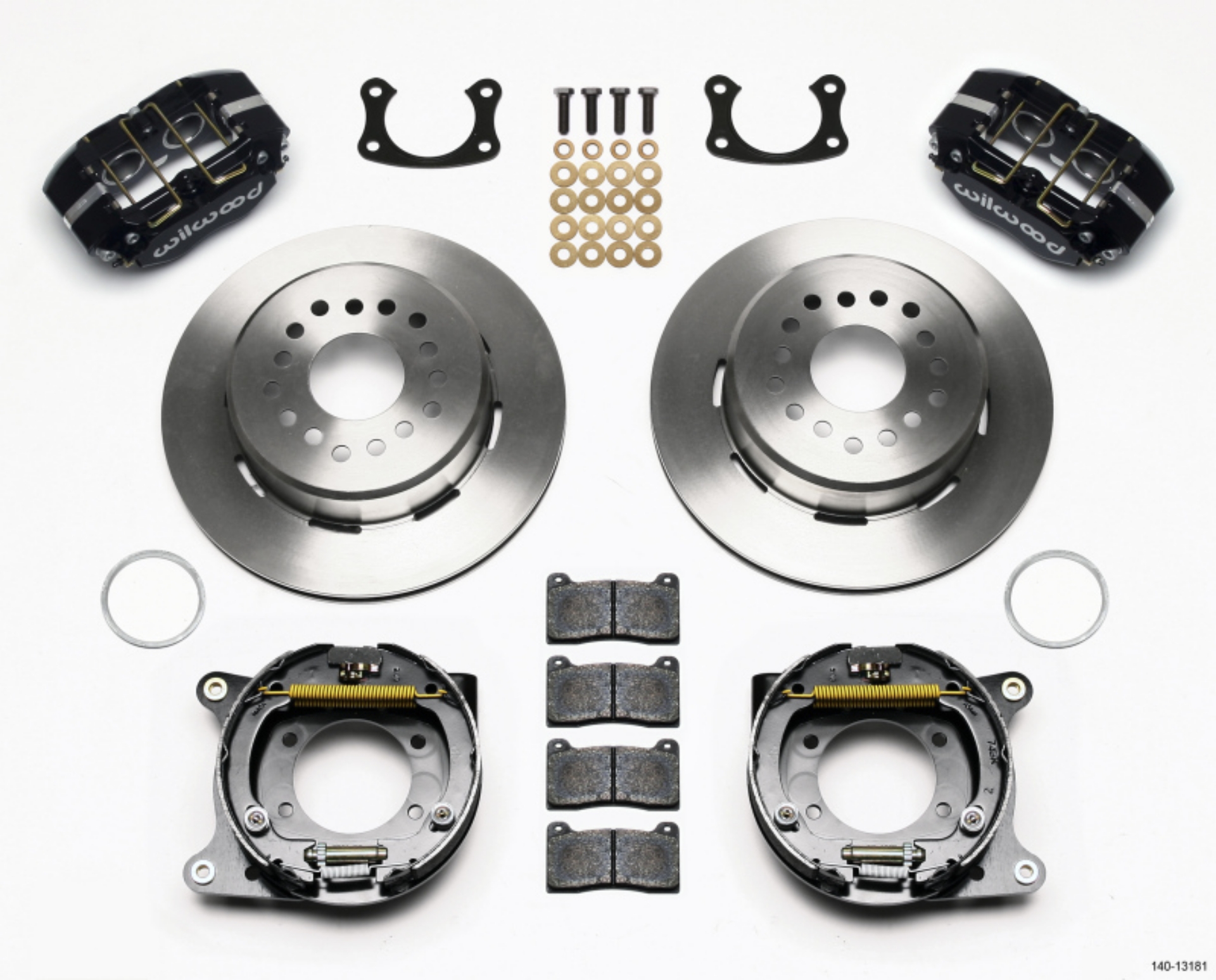 Picture of Wilwood Dynapro Lug Mount P-S Park Brake Kit New Big Ford 2-50in Offset