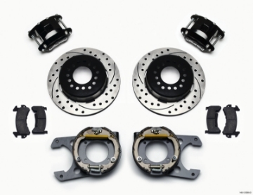 Picture of Wilwood D154 P-S Park Brake Kit Drilled Chevy C-10 2-42 Offset 5-lug
