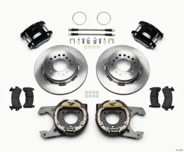 Picture of Wilwood D154 P-S Park Brake Kit Jeep Dana 35 2-56 Off 5-lug w- lines