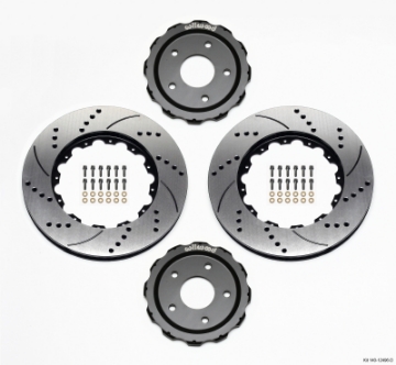 Picture of Wilwood Hat-Rotor Kit Front Drilled 06-Up Corvette C6-Z06 2pc Hat-Rtr