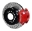 Picture of Wilwood D154 P-S P-B Kit Drilled-Red New Big Ford 2-50in Off Staggered Mount