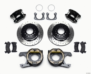 Picture of Wilwood D154 P-S Park Brake Kit Drilled New Big Ford 2-50in Off Staggered Mount