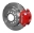 Picture of Wilwood D154 P-S Park Brake Kit Red New Big Ford 2-50in Off Front Mount