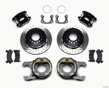 Picture of Wilwood D154 P-S Park Brake Kit Drilled New Big Ford 2-50in Off Front Mount
