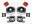 Picture of Wilwood D154 P-S P-B Kit Drilled-Red Chevy 12 Bolt 2-75in Off w- C-Clips