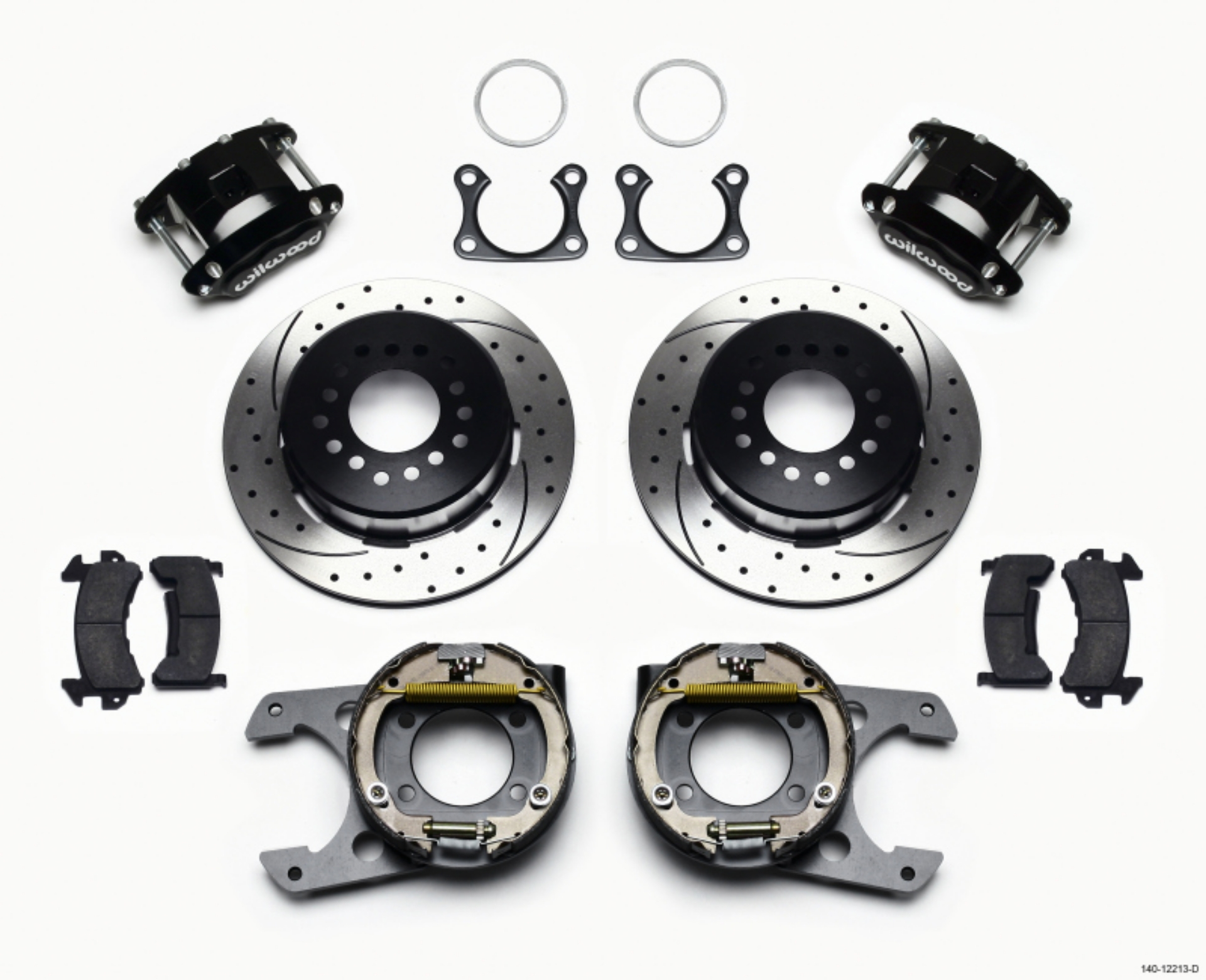 Picture of Wilwood D154 P-S Park Brake Kit Drilled Big Ford 2-36in Offset
