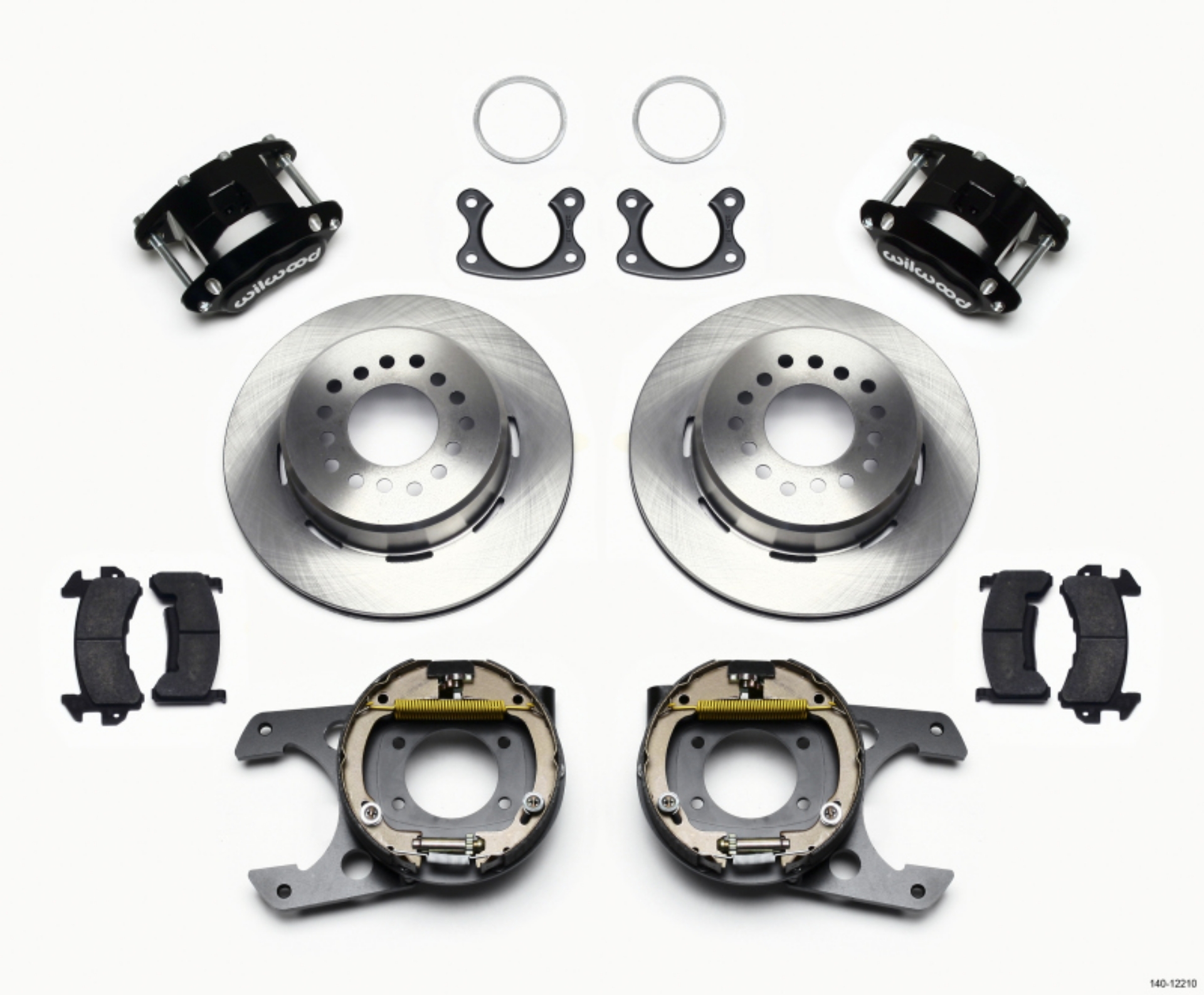Picture of Wilwood D154 P-S Park Brake Kit Small Ford 2-66in Offset