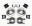Picture of Wilwood D154 P-S Park Brake Kit New Big Ford 2-50in Offset