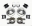 Picture of Wilwood D154 P-S Park Brake Kit Mopar-Dana 2-50in Off w-Snap Ring Bearing