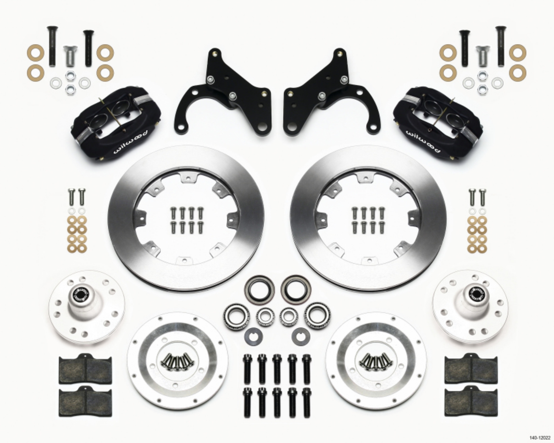 Picture of Wilwood Forged Dynalite Front Kit 12-19in 65-68 Chevy Impala -Drum Spindle