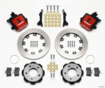 Picture of Wilwood Combination Parking Brake Rear Kit 12-19in Red 2006-Up Civic - CRZ