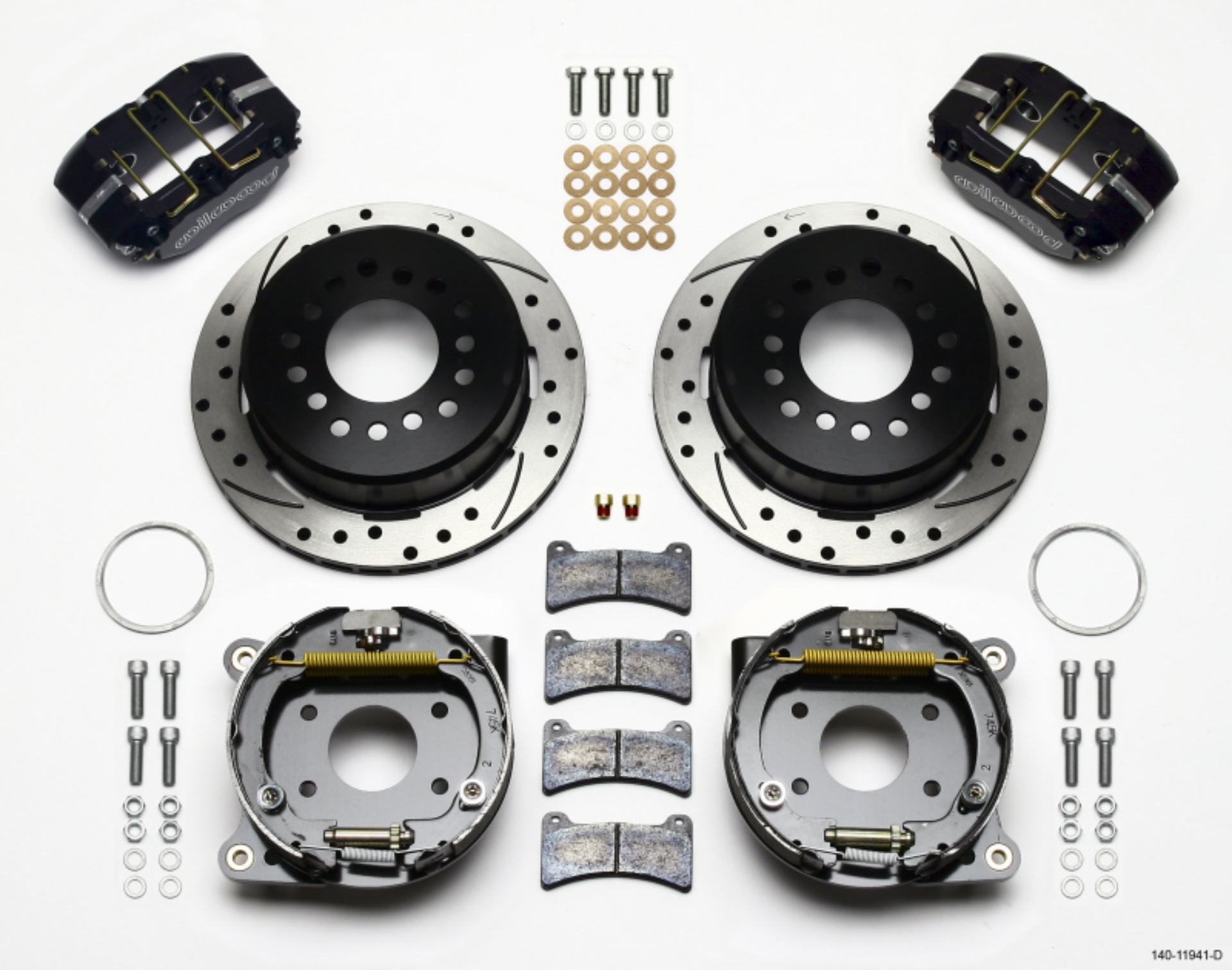 Picture of Wilwood Dynapro Low-Profile 11-00in P-Brake Kit Drilled AMC 71-74 2-60in Offset