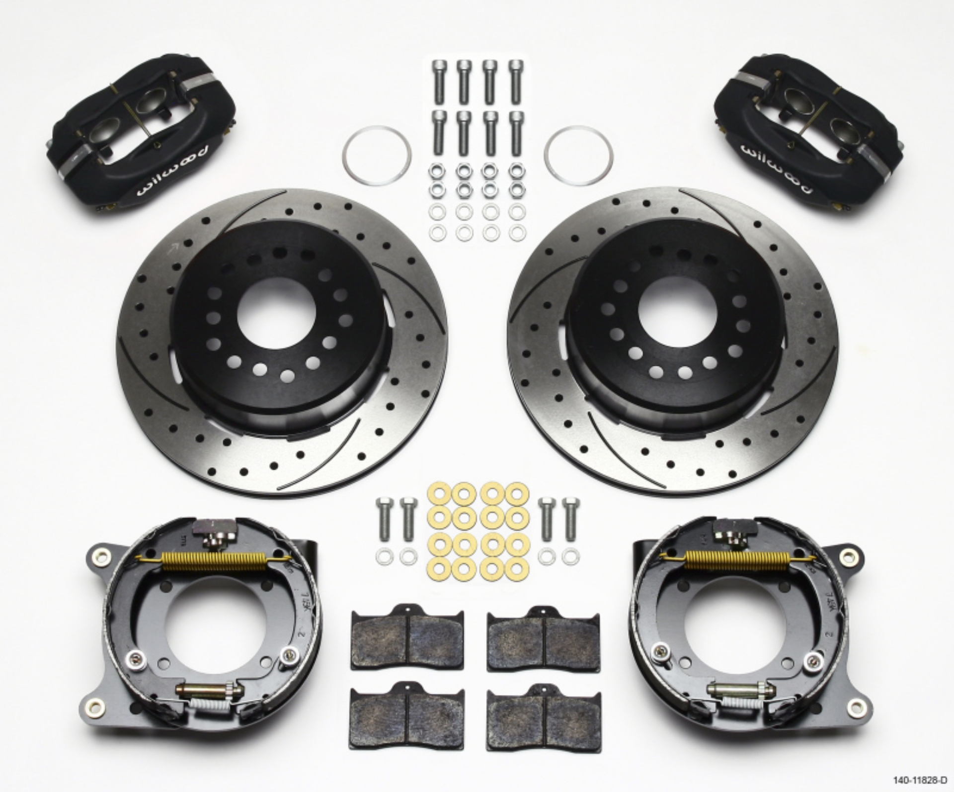 Picture of Wilwood Forged Dynalite P-S Park Brake Kit Drilled Impala 59-64 - Corvette 57-62