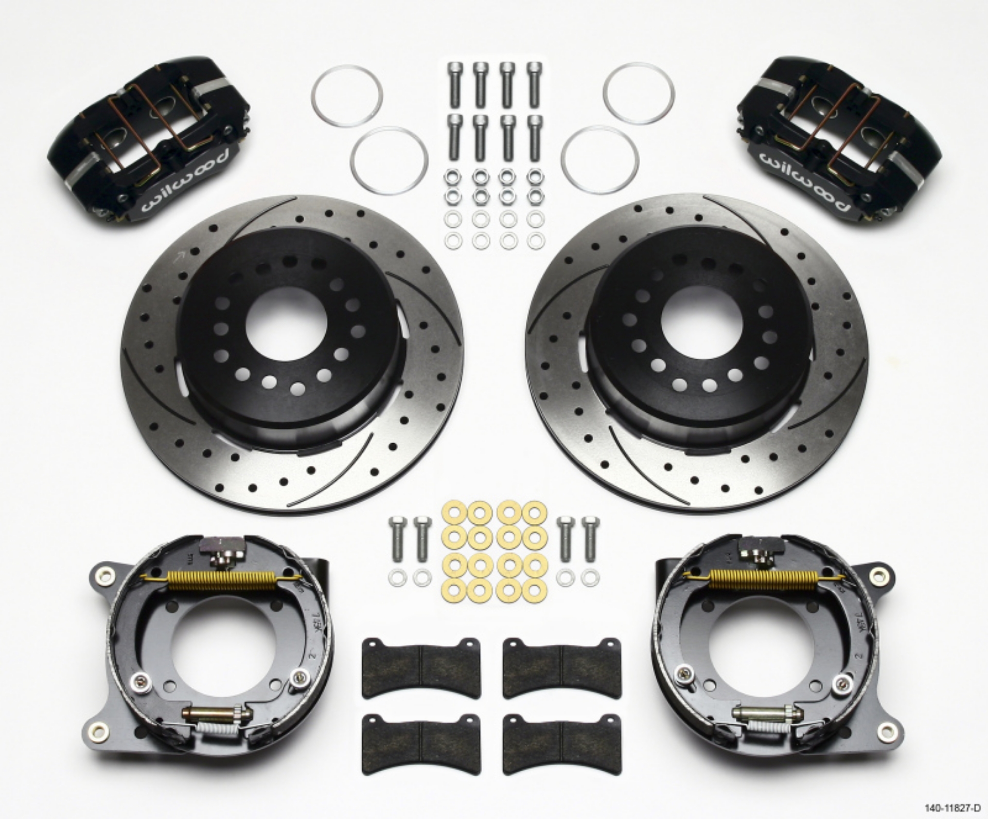 Picture of Wilwood Dynapro Low-Profile 11-00in P-Brake Kit Drilled Impala 59-64 - Corvette 57-62