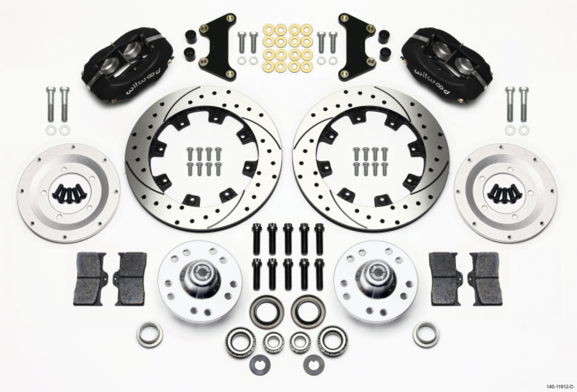 Picture of Wilwood Forged Dynalite Front Kit 12-19in Drilled 49-54 Chevy-53-62 Corvette *Line Kit Needed*