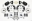 Picture of Wilwood Forged Dynalite Front Kit 12-19in 49-54 Chevy-53-62 Corvette *Line Kit Needed*