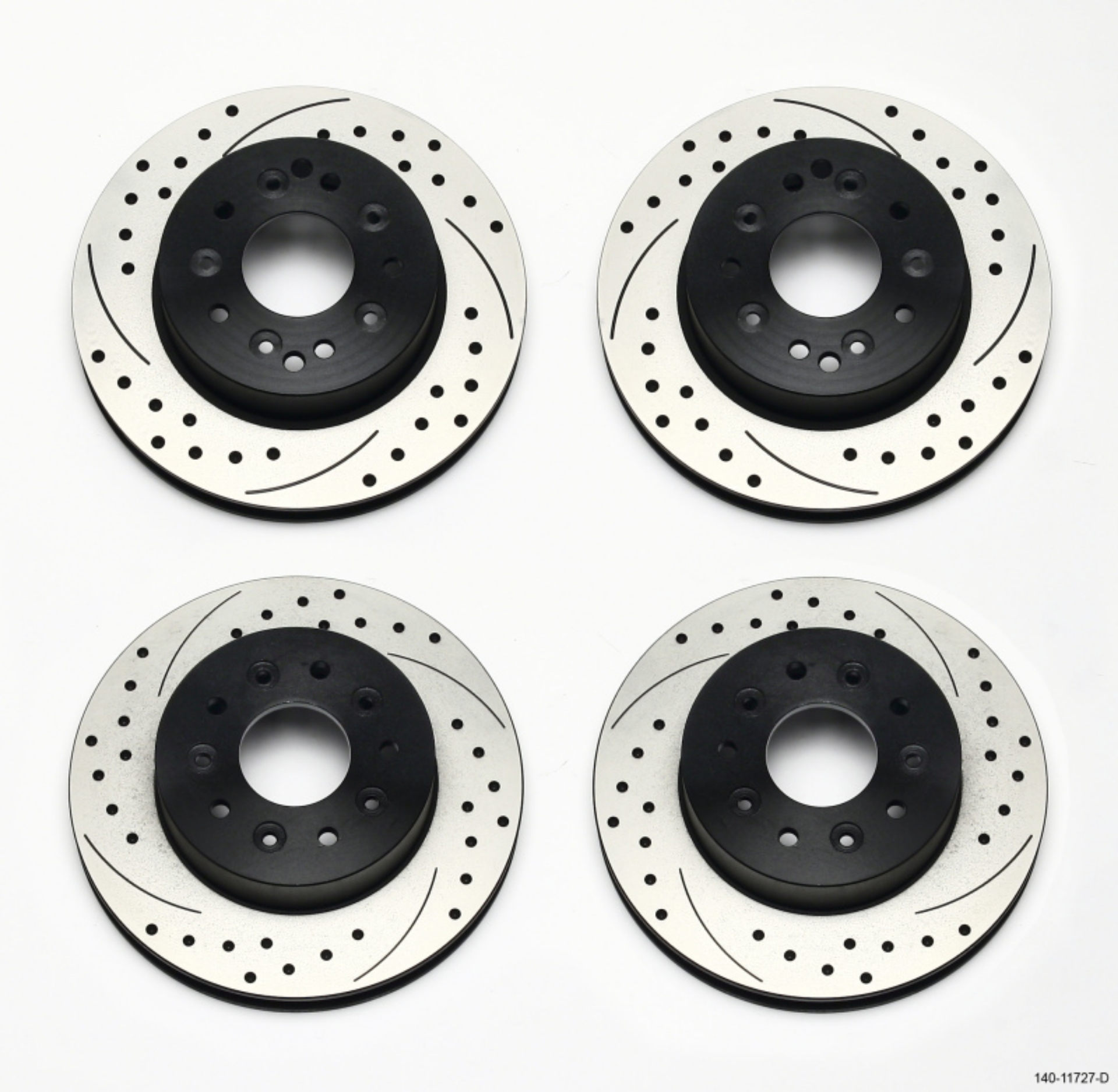 Picture of Wilwood Rotor Kit Front-Rear-Drilled 65-82 Corvette C2-C3 1Pc Rotors