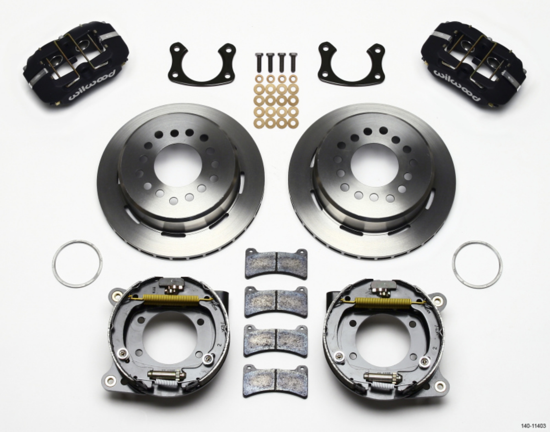 Picture of Wilwood Dynapro Low-Profile 11-00in P-Brake Kit Small Ford 2-50in Offset