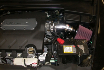 Picture of K&N 04 Acura TL Silver Typhoon Short Ram Intake