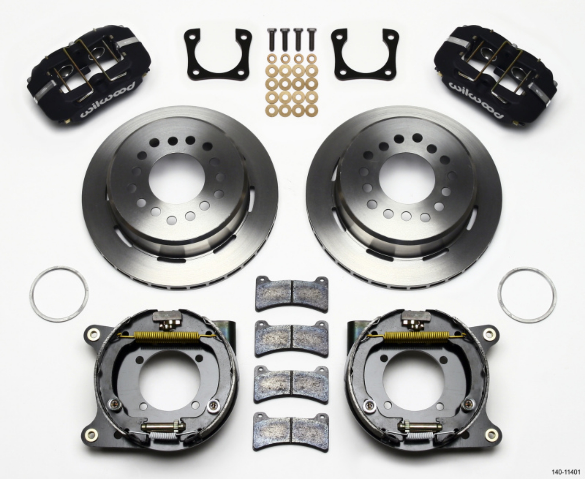 Picture of Wilwood Dynapro Low-Profile 11-00in P-Brake Kit Chevy 12 Bolt Spcl 2-81in Offset