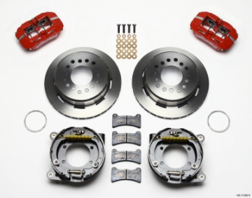 Picture of Wilwood Dynapro Low-Profile 11-00in P-Brake Kit - Red 93-97 Camaro-Firebird 2-75in Offset