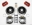 Picture of Wilwood Dynapro Low-Profile 11-00in P-Brake Kit Drill-Red 93-97 Camaro-Firebird 2-75in Offset