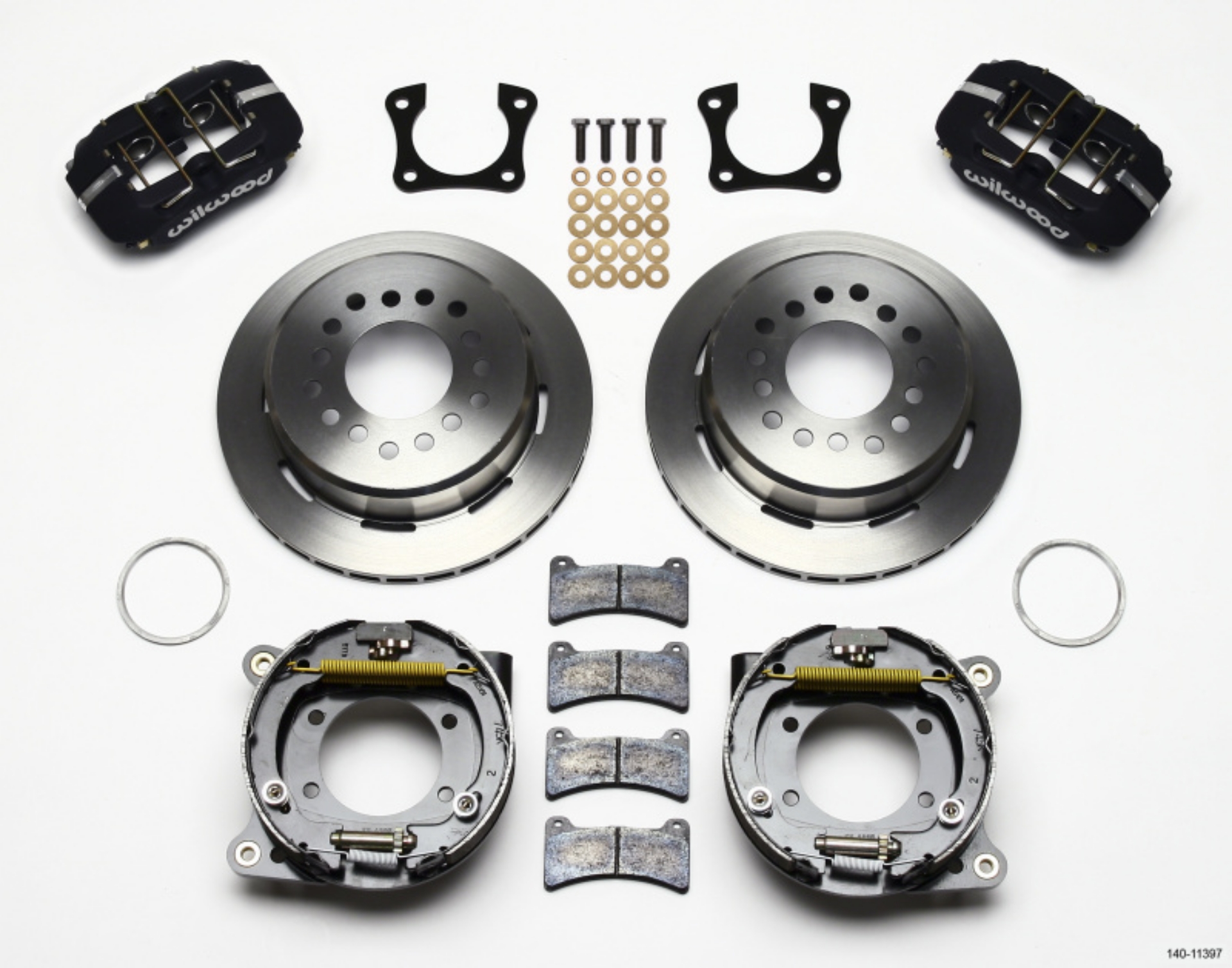 Picture of Wilwood Dynapro Low-Profile 11-00in P-Brake Kit 58-64 Olds-Pontiac Ends 2-81in Offset