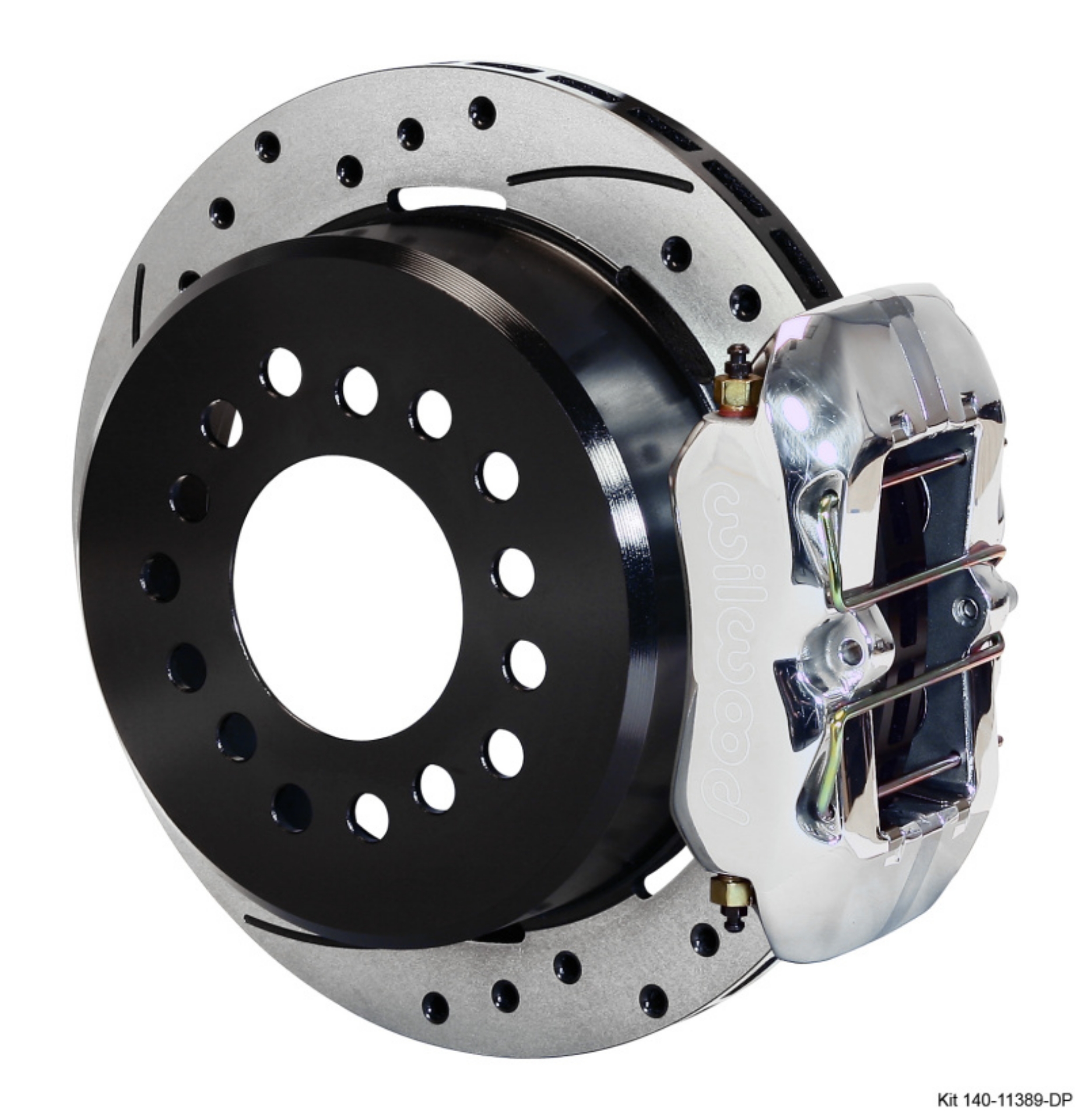 Picture of Wilwood Dynapro Low-Profile 11-00in P-Brake Kit Drill-Pol New Big Ford 2-50in Offset