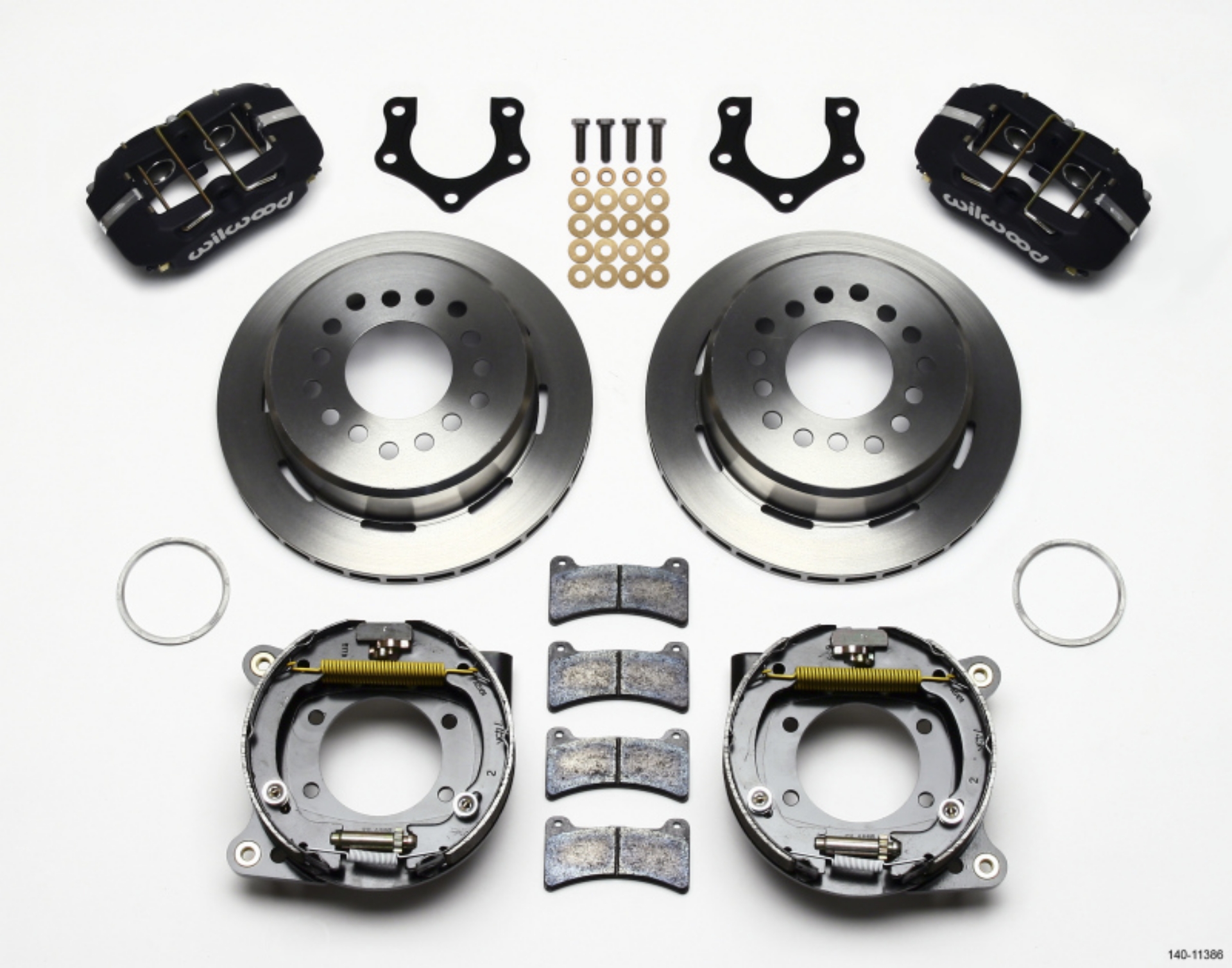 Picture of Wilwood Dynapro Low-Profile 11-00in P-Brake Kit Mopar-Dana 2-50in Off w-Snap Ring Bearing